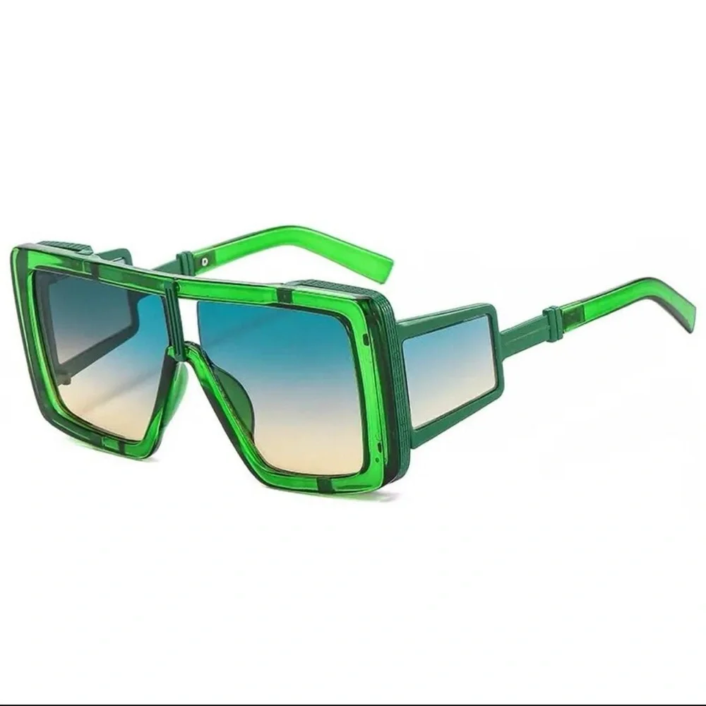 Fashion Designer Oversized Shield Sunglasses Mens Women Outdoor Shades Glasses - Picture 3 of 3